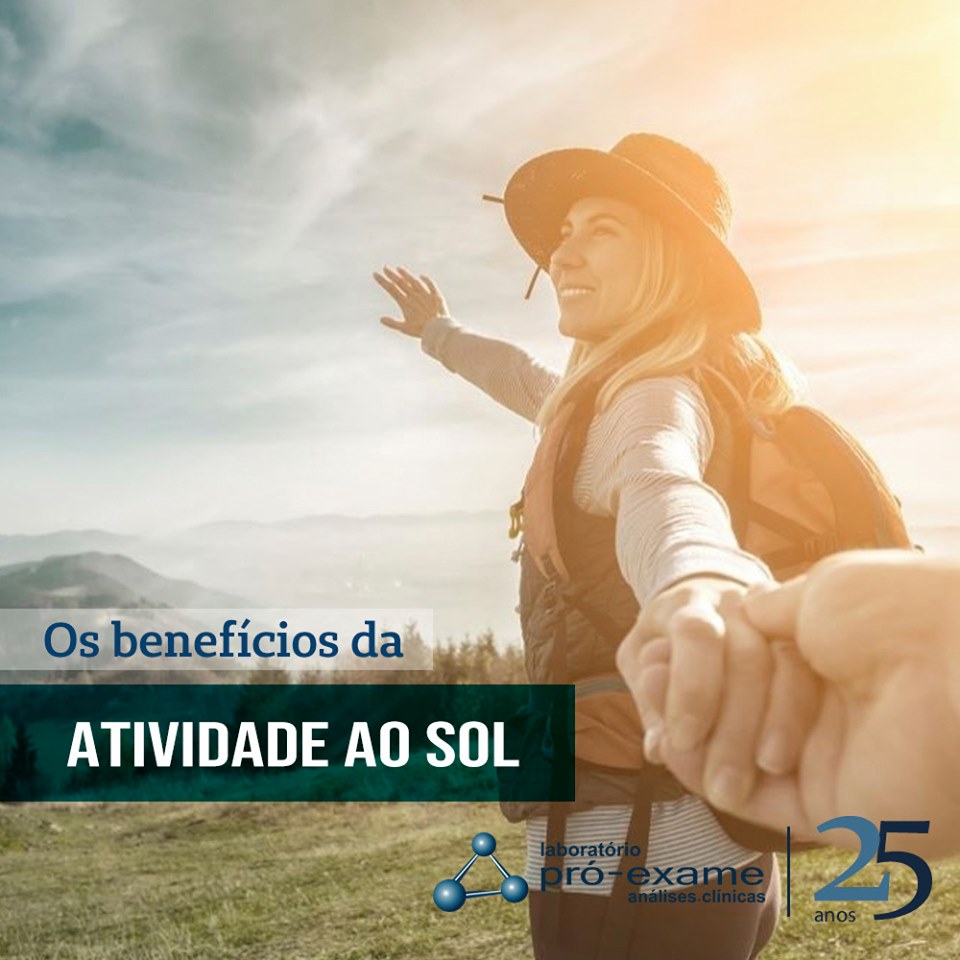 BenefÃ­cios da atividade ao sol